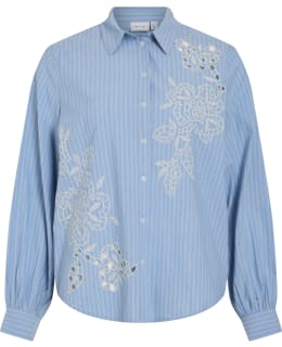 VILA 14104524-BLB-HDE-40 SHIRT WITH SL Main Image