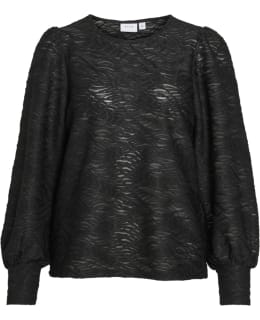 VILA 14107438-BLA-L BLOUSE CLOSED NECK Main Image