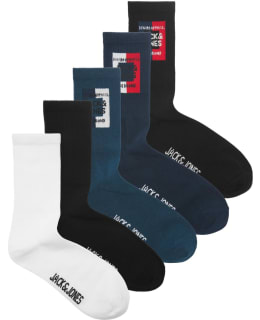 JJ 12237458-BLA-KPA-OS SOCKS MALE 5P Main Image