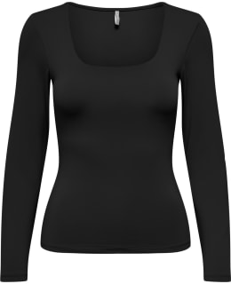 ONLY 15302647-BLA-M BLOUSE CLOSED Main Image