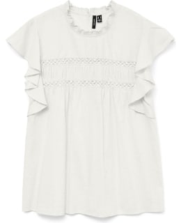 VM 10301205-SNW-L BLOUSE OPEN NECKLINE Main Image