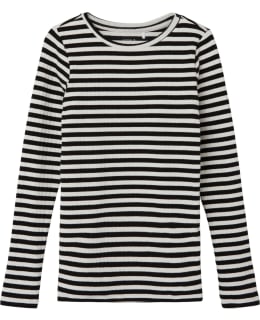 NI 13221091-BLA-STR-122/128 T-SHIRT FEM Main Image