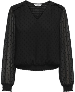 ONLY 15320944-BLA-XS BLOUSE CLOSED NEC Main Image
