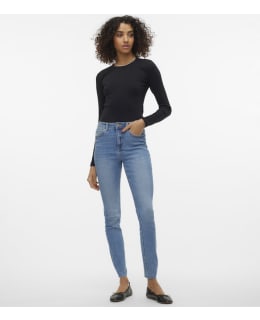 VM 10306897-BLA-M T-SHIRT FEM KNIT Main Image