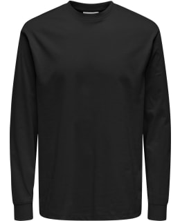 ONS 22029674-BLA-L T-SHIRT MALE KNIT Main Image