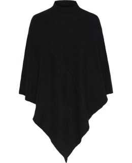 PIECES 17151030-BLA-ONE SIZE PONCHO FEM Main Image