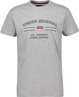 VINSON 104134-GREY MELANGE-XL M.T-SHIRT Main Image