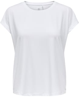 ONP 15137012-WHI-L T-SHIRT FEM KNIT Main Image