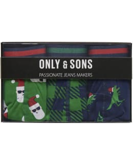 ONS 22030905-GRJ-L TRUNKS MALE KNIT 3P Main Image