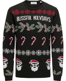 ONS 22031171-BLA-BLI-XL PULLOVER MALE KN Main Image