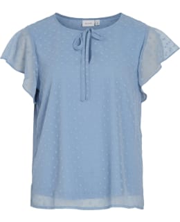 VILA 14100340-BLB-34 BLOUSE CLOSED NEC Main Image