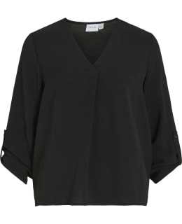 VILA 14102906-BLACKB-48 BLOUSE CLOSED Main Image