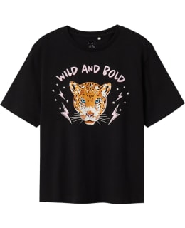 NI 13237896-BLA-158/164 T-SHIRT FEM KNIT Main Image