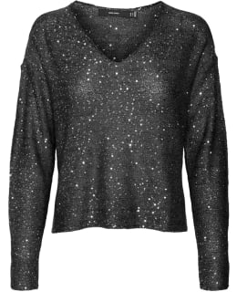 VM 10318223-BLA-SDE-S PULLOVER FEM KNIT Main Image