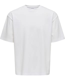 ONS 22031940-WHI-S T-SHIRT MALE KNIT Main Image