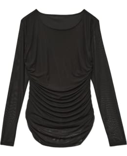 VM 10328115-BLA-XS BLOUSE NECKLINE Main Image