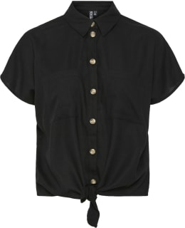 PIECES 17154736-BLA-M SHIRT SLEEVES Main Image