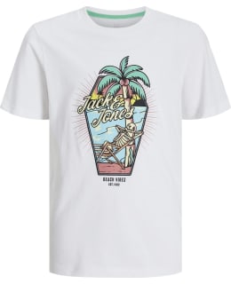 JJJ 12269825-WHI-152 T-SHIRT MALE KNIT Main Image