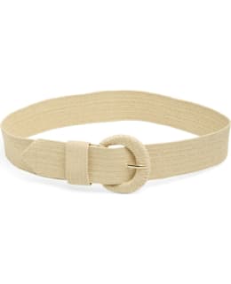 PIECES 17156810-NAT-80 BELT FEM WOV Main Image