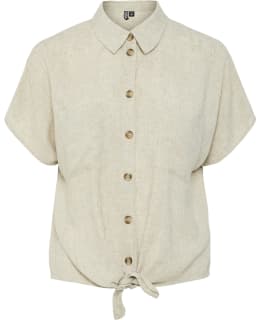 PIECES 17154736-BIR-EDE-XS SHIRT WITH Main Image