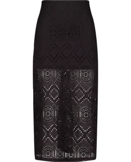 PIECES 17156041-BLA-S SKIRT FEM KNIT Main Image