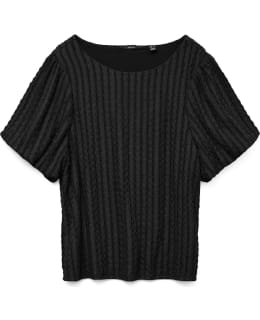 VM 10324675-BLA-XS BLOUSE NECKLINE Main Image