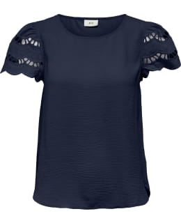 JDY 15312609-BLI-S BLOUSE OPEN NECKLIN Main Image
