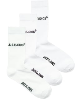 JJJ 12280348-WHI-DB/PP-38/43 SOCKS MALE Main Image