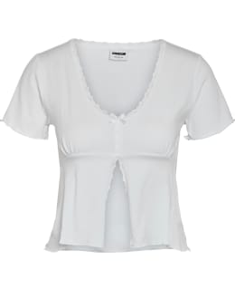 NM 27033940-WHI-L BLOUSE NECKLINE Main Image