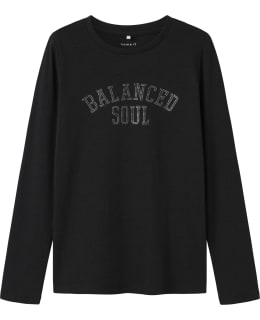 NI 13245420-BLA-158/164 T-SHIRT FEM KNIT Main Image