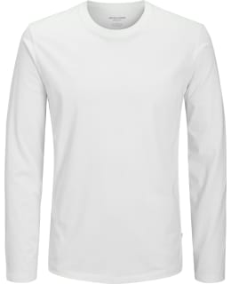 JJ 12279538-WHI-L T-SHIRT MALE KNIT Main Image