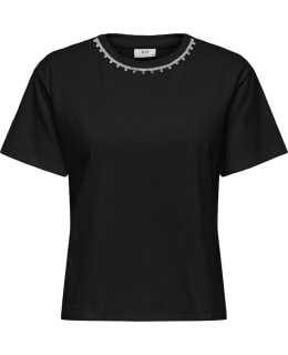 JDY 15350522-BLA-EDE-M T-SHIRT FEM KNIT Main Image