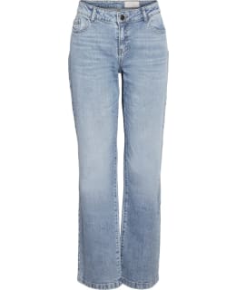 Noisy May NMNILA WIDE - Relaxed fit jeans - medium blue denim/blauw Noisy May NMNILA WIDE - Relaxed fit jeans - medium blue denim/blauw