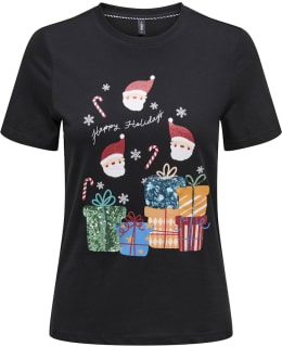 ONLY 15219616-BLA-SYR-S T-SHIRT FEM KNIT Main Image