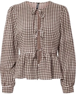 PIECES 17160302-CHC-ECH-L BLOUSE OPEN Main Image