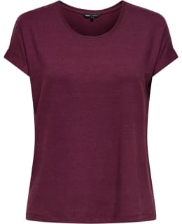 ONLY 15106662-BUR-S T-SHIRT FEM KNIT Main Image