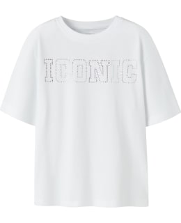 NI 13249986-BRW-146/152 T-SHIRT FEM KNIT Main Image