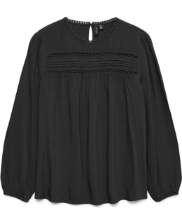 VM 10334549-BLA-XS BLOUSE NECKLINE Main Image