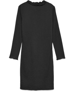 VM 10334655-BLA-S DRESS FEM KNIT Main Image