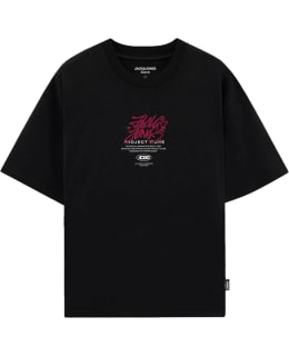 JJJ 12288428-BLA-JNR-176 T-SHIRT MALE KN Main Image