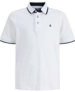JJJ 12268042-WHI-SLI-164 POLO SHIRT MALE Main Image