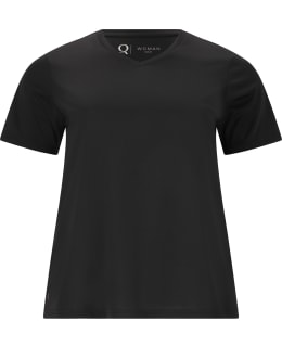 Q ANNABELLE V2 W TEE EQ252186 BLK Q5/54 Main Image