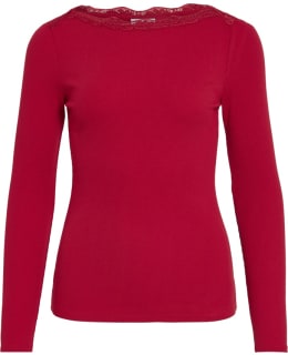 VILA 14111079-JER-M BLOUSE CLOSED NECK Main Image