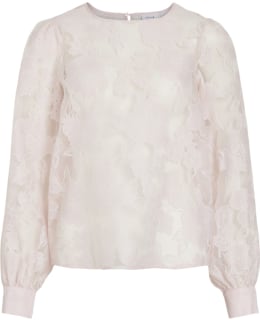 VILA 14111946-CHB-42 BLOUSE OPEN NECKL Main Image