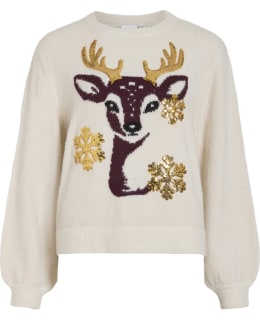 VILA VIGRENI FEM KNIT 14112470-SNW-M Main Image