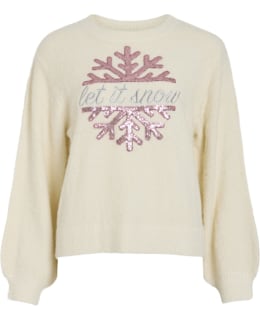 VILA VIGRYLA FEM KNIT 14112462-SNW-S Main Image