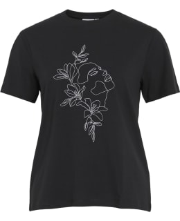 VILA 14103448-BLB-EDE-L T-SHIRT FEM KNIT Main Image