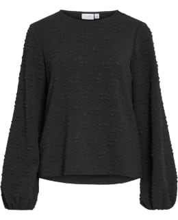 VILA 14111104-BLB-L BLOUSE CLOSED NECK Main Image