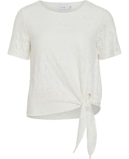 VILA 14113647-SNW-S T-SHIRT FEM KNIT Main Image