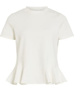 VILA 14114344-SNW-S T-SHIRT FEM KNIT Main Image